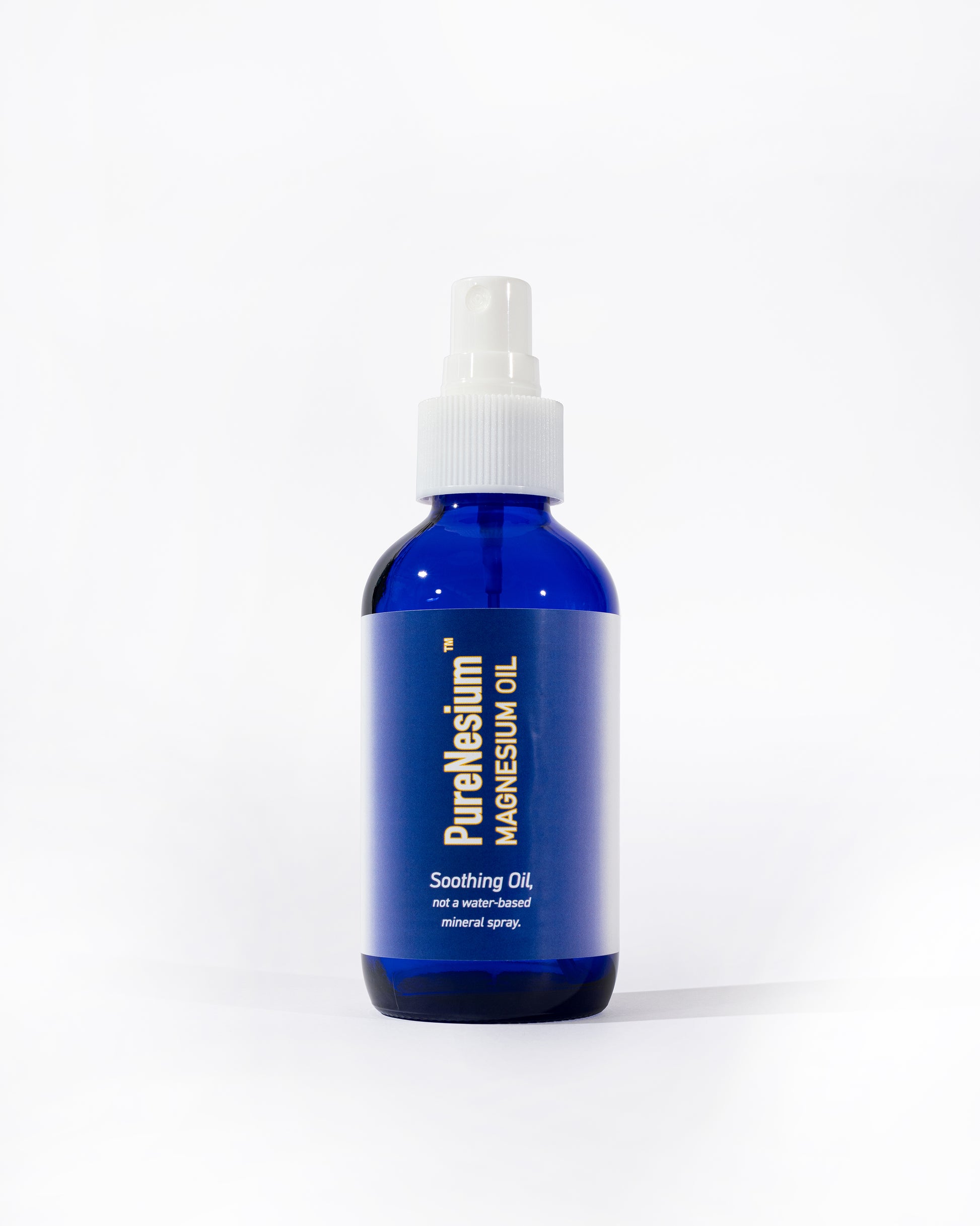 PureNesium Topical Magnesium Oil - solo bottle vertical closeup